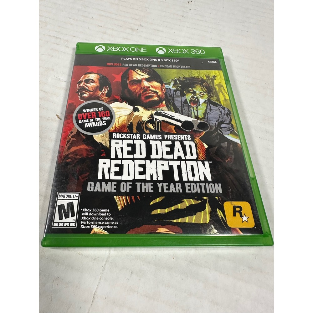 Red Dead Redemption Game of the Year Edition Xbox One Xbox 360 Rockstar Games